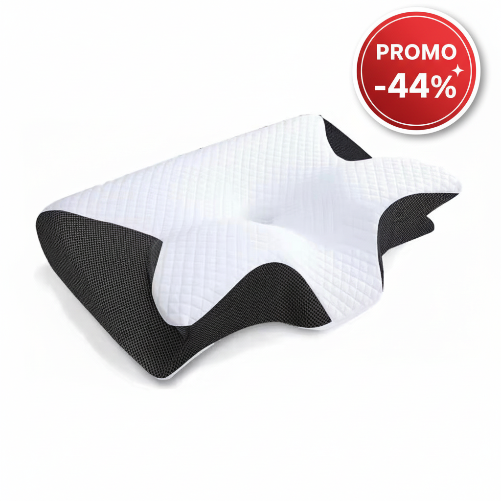 Oreiller Ergonomique avec badge PROMO -44%